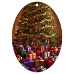 Merry christmas UV Print Acrylic Ornament Oval