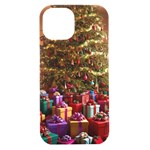 Merry christmas iPhone 15 Black UV Print PC Hardshell Case