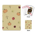 Halloween Fall Pattern Playing Cards Single Design (Rectangle)