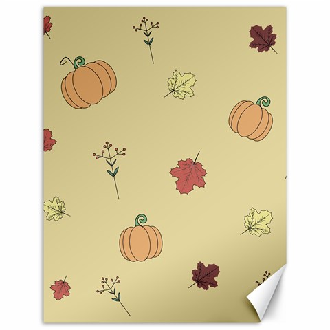 Halloween Fall Pattern Canvas 12  x 16  from ArtsNow.com 11.86 x15.41  Canvas - 1