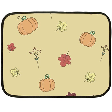 Halloween Fall Pattern Fleece Blanket (Mini) from ArtsNow.com 35 x27  Blanket