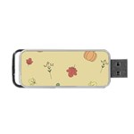 Halloween Fall Pattern Portable USB Flash (One Side)