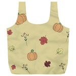 Halloween Fall Pattern Full Print Recycle Bag (XXL)