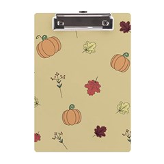 Halloween Fall Pattern A5 Acrylic Clipboard from ArtsNow.com Front