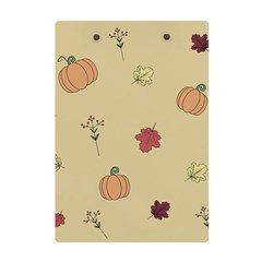 Halloween Fall Pattern A5 Acrylic Clipboard from ArtsNow.com Back