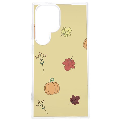 Halloween Fall Pattern Samsung Galaxy S24 Plus 6.7 Inch TPU UV Case from ArtsNow.com Front