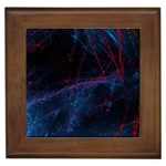 Abstract Feathers Framed Tile