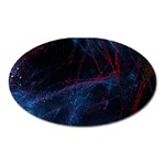 Abstract Feathers Oval Magnet