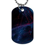 Abstract Feathers Dog Tag (One Side)