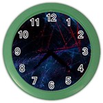 Abstract Feathers Color Wall Clock