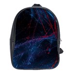 Abstract Feathers School Bag (Large)