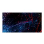 Abstract Feathers Satin Wrap 35  x 70 