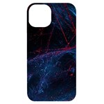 Abstract Feathers iPhone 14 Black UV Print Case