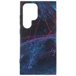 Abstract Feathers Samsung Galaxy S24 Ultra 6.9 Inch Black TPU UV Case