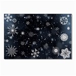 Snowflakes Snow Snowfall Snowing Postcards 5  x 7  (Pkg of 10)