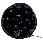 Snowflakes Snow Snowfall Snowing Mini Makeup Bag