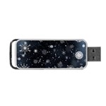 Snowflakes Snow Snowfall Snowing Portable USB Flash (One Side)