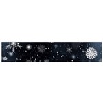 Snowflakes Snow Snowfall Snowing Small Premium Plush Fleece Scarf