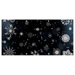 Snowflakes Snow Snowfall Snowing Banner and Sign 8  x 4 