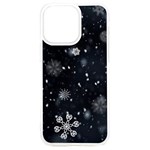 Snowflakes Snow Snowfall Snowing iPhone 15 Plus TPU UV Print Case