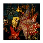 Stars Lanterns Lighting Tile Coaster