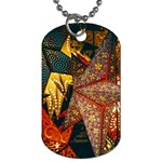 Stars Lanterns Lighting Dog Tag (One Side)