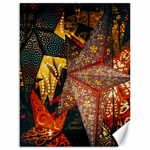 Stars Lanterns Lighting Canvas 12  x 16  from ArtsNow.com 11.86 x15.41  Canvas - 1