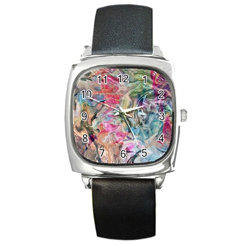 Flow Square Metal Watch from ArtsNow.com Front