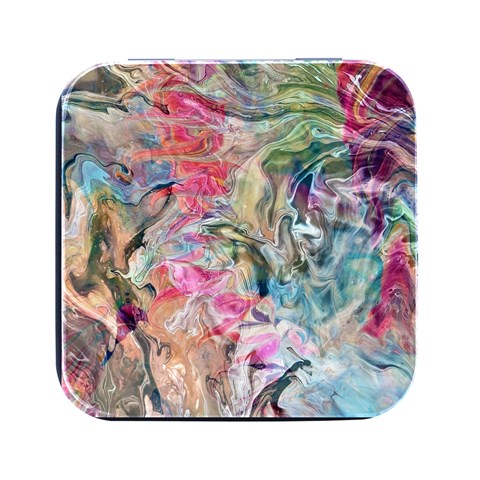 Flow Square Metal Box (Black) from ArtsNow.com Front