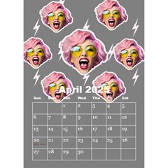 Happy Face Desktop Calendar 6  x 8.5  from ArtsNow.com Apr 2025