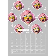 Happy Face Desktop Calendar 6  x 8.5  from ArtsNow.com Aug 2025