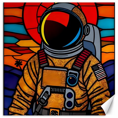 Astronaut Canvas 12  x 12  from ArtsNow.com 11.4 x11.56  Canvas - 1