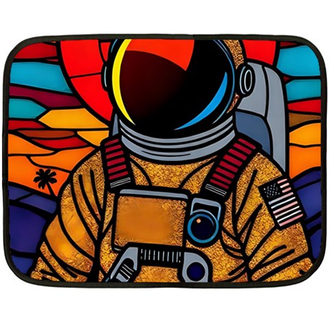 Astronaut Two Sides Fleece Blanket (Mini) from ArtsNow.com 35 x27  Blanket Front