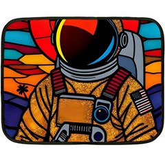 Astronaut Two Sides Fleece Blanket (Mini) from ArtsNow.com 35 x27  Blanket Front