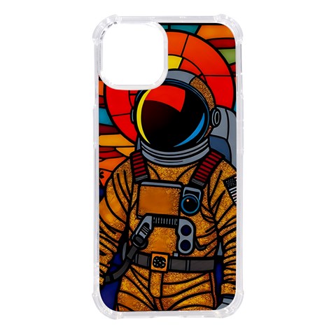 Astronaut iPhone 14 TPU UV Print Case from ArtsNow.com Front