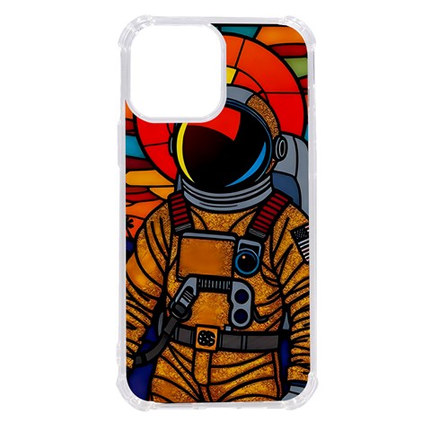 Astronaut iPhone 13 Pro Max TPU UV Print Case from ArtsNow.com Front