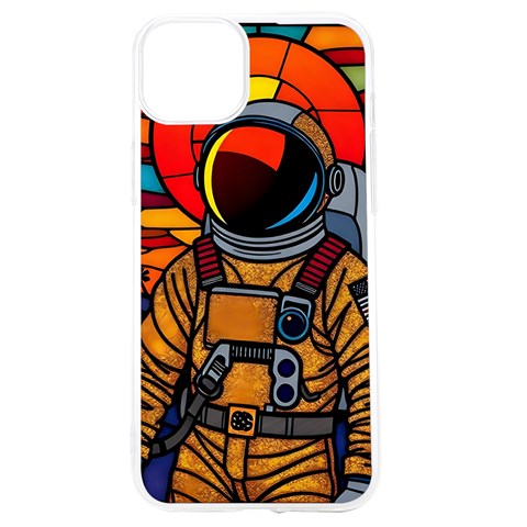 Astronaut iPhone 15 TPU UV Print Case from ArtsNow.com Front