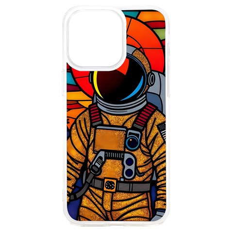 Astronaut iPhone 15 Plus TPU UV Print Case from ArtsNow.com Front