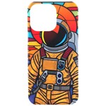 Astronaut iPhone 15 Pro Max Black UV Print PC Hardshell Case