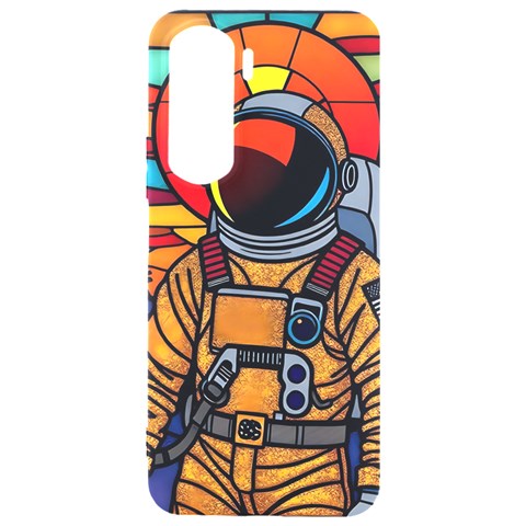 Astronaut Samsung Galaxy S24 Plus 6.7 Inch Black TPU UV Case from ArtsNow.com Front