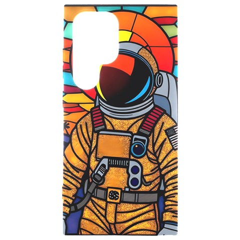 Astronaut Samsung Galaxy S24 Ultra 6.9 Inch Black TPU UV Case from ArtsNow.com Front