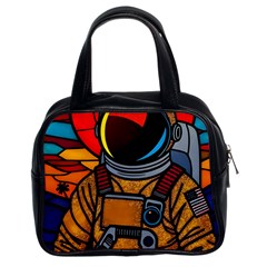 Astronaut Classic Handbag (Two Sides) from ArtsNow.com Front