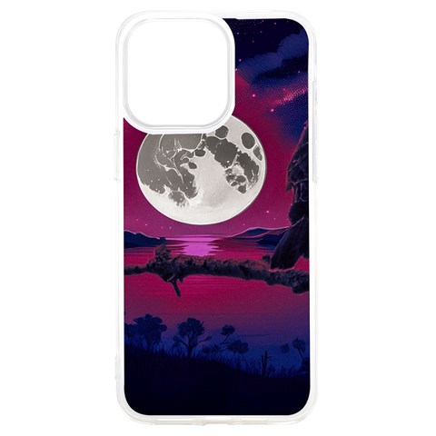 Dreamscape Oasis (AI+Human) iPhone 15 Pro Max TPU UV Print Case from ArtsNow.com Front