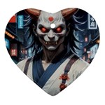 Demon Samurai Ornament (Heart)