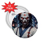 Demon Samurai 2.25  Buttons (10 pack) 