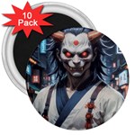 Demon Samurai 3  Magnets (10 pack) 