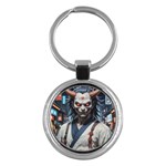 Demon Samurai Key Chain (Round)