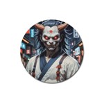 Demon Samurai Magnet 3  (Round)