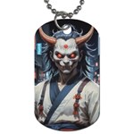 Demon Samurai Dog Tag (One Side)