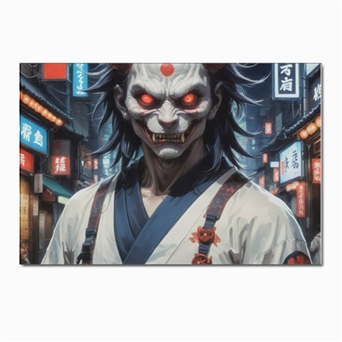 Demon Samurai Postcards 5  x 7  (Pkg of 10) from ArtsNow.com Front